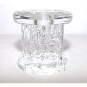 Vintage Kosta Boda Sweden Göran Wärff Rurik 2" Pillar Candle Holder